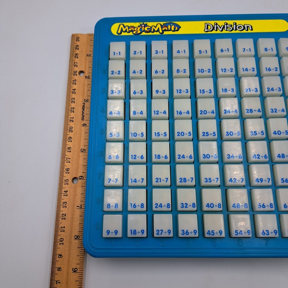 Magic Math Division Manual Machine Math Practice Homeschool Early Learning - Picture 6 of 6